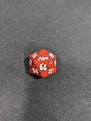 MTG MAGIC 2010 M10 RED 20 SIDED SPINDOWN LIFE COUNTER DICE - Image 1 of 4