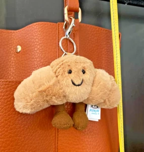 Jellycat Bread Plush – Cute Croissant Bag Charm & Keychain Gift - Picture 1 of 10