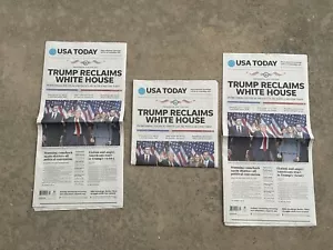 TRUMP RECLAIMS WHITE HOUSE USA TODAY Newspaper 11/7/24 - Picture 1 of 4