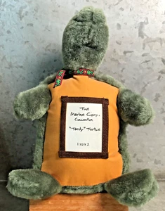 Marco fotográfico de 8" Marine Corp Collection Tardy Turtle Bean 1,5x2 verde hecho a mano - Imagen 1 de 11