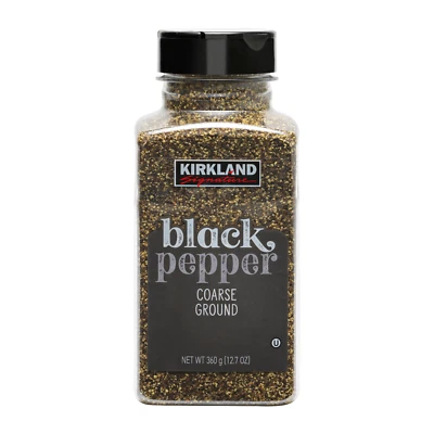 Pimienta negra molida gruesa Kirkland Signature, 12,7 oz Foto 1 de 3