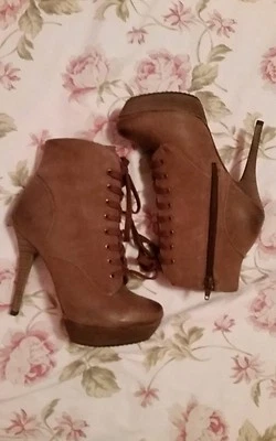 LUXURY REBEL RICKI Mouse Leather Lace Up Platform Ankle Boot 6 EUR 36  + dustbag - Image 1 of 4