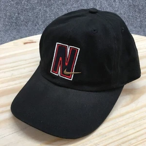 Nike Vintage Swoosh Baseball Cap Youth Black Red OS Adjustable Embroidered Logo - Picture 1 of 13