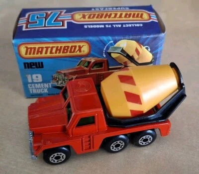 Matchbox Superfast CEMENT TRUCK, 1/66, SUPERMINT IN BOX  - Immagine 1 di 3