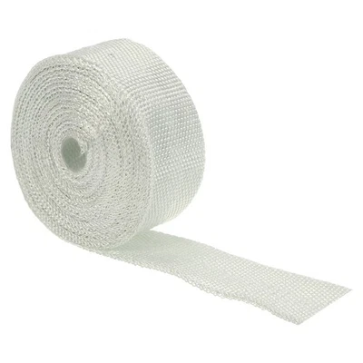 2"x 33 ft Volcanic Rock Fiber Exhaust Header Wrap Roll for Car, White Foto 1 de 4