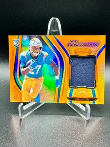 Joshua Kelley #40 2020 Certified New Generation Jerseys Mirror Orange 24/299 RC - Picture 1 of 2