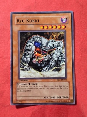 2005 Yu-Gi-Oh! SD: Zombie Mad. 1st Edt #SD2EN008, Ryu Kokki, cd1 - Image 1 of 3