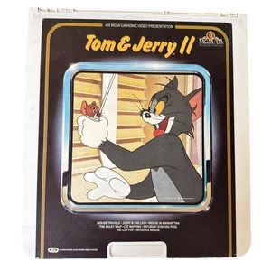 Vintage Original 1967 Tom & Jerry 2 Classic Cartoon Laser Disc MGM - Imagen 1 de 2