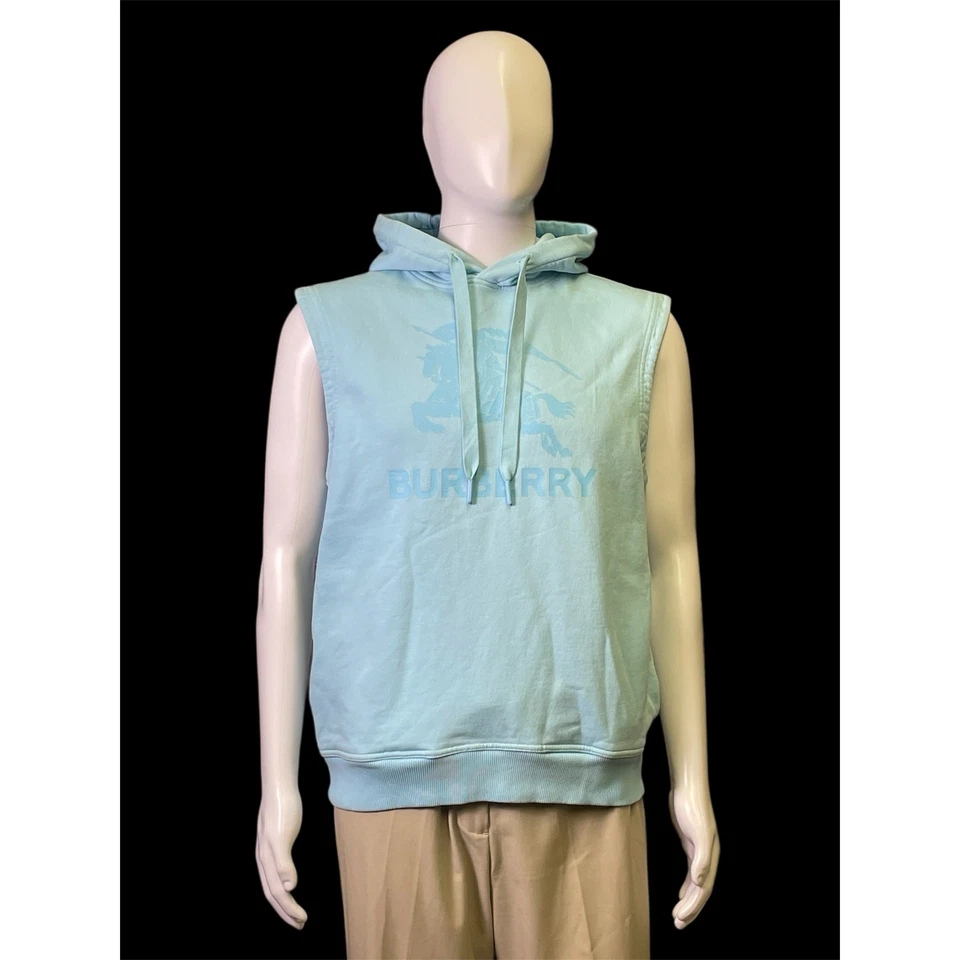 Sudadera con Capucha Burberry Azul Brillante Topacio Redditch Ekd Mofit Algodón Sin Mangas Talla XS Foto 1 de 4