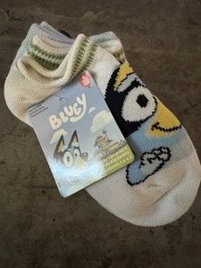 Bluey 6 pair Kids Ankle Low Cut Socks Size 5.5-8.5 New Unisex - Picture 1 of 4