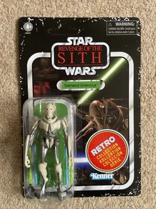 Retro Collection Star Wars Revenge Of The Sith General Grievous Figure 3.75” New - Picture 1 of 2