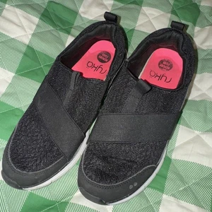 Ryka Mujer Zapatos 6.5 Negro Sin Cordones Caminar - Imagen 1 de 5