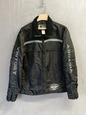 Victory мотоциклов куртка мужская большой черный Polaris легкий дождевой карман б/у в отличном состоянии - Изображение 1 из 4