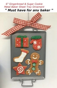 Assorted Gingerbread Cookie Sheet Ornament - Must have for any baker  - Picture 1 of 6