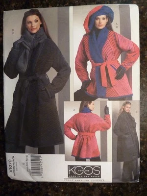 Vogue V1070 Koos Van Den Akker Couture American Designer 2008 Pattern xs-m Uncut - Image 1 of 2