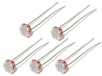 5 x LDR 5mm GL 5528 Fotowiderstand Arduino AVR Light Dependent Resistor - Bild 1 von 2
