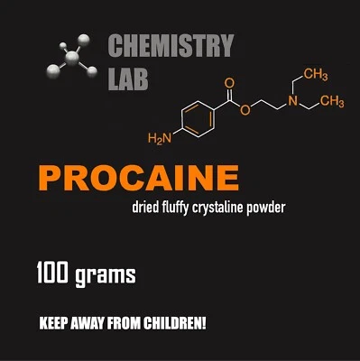 Procaina cloridrato in polvere 99% 100g - Immagine 1 di 2