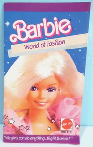 1985 Barbie World of Fashion Insert Booklet 22 Page Fold Out EXC - Picture 1 of 3