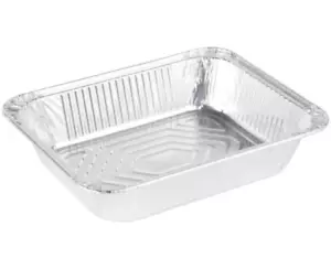 1/2 Größe Folie tiefe Dampf Tischpfanne (100er Pack) - Bild 1 von 2