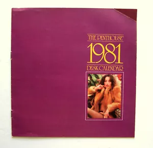 Vintage 1981 Calendar from PENTHOUSE Magazine - 8"x8" - Very Good Cond. - Picture 1 of 2