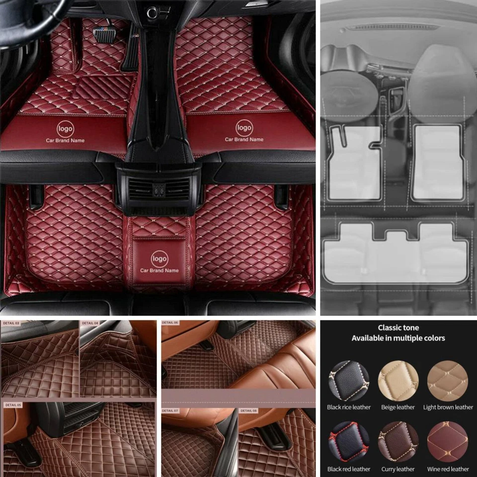 For Nissan Maxima 2000-2020 Car Floor Mats Carpets Waterproof Liners All Weather Foto 1 de 4