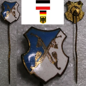 GESCHICHTE HISTORIE ANSTECKNADEL * PFEIFENCLUB BLAU-WEISS EBRACH 1963 - Picture 1 of 1