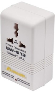 100W Voltage Converter Travel Adapter 110V/120V to 220V/240V Travel 