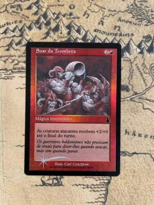 MTG Magic Trumpet Blast  (Urza's Destiny - Portuguese)  MINT! FOIL - Image 1 of 2