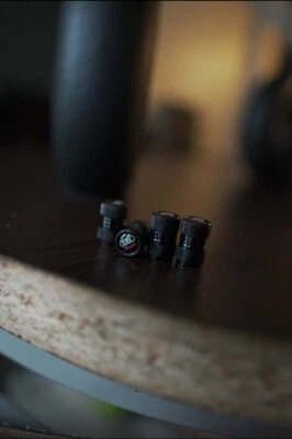 Black Audi Tire Valve Stem Cap - Image 1 of 4