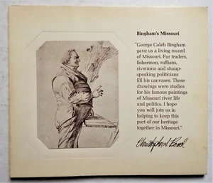George Caleb Bingham's Missouri River Art Exhibition Catalog 1975 SC St Louis - Imagen 1 de 4