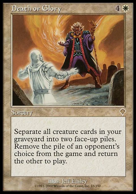 Death or Glory ~ Heavily Played Invasion MTG Magic UltimateMTG White Card - Image 1 of 1