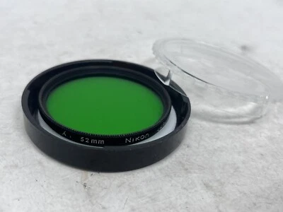 52mm Nikon Nikkor Green X1 Color Filter - Excellent - Image 1 of 2