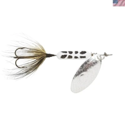 Versatile White Coachdog Rooster Tail Spinner Lure - 1/8-Ounce Fishing Gear - Image 1 of 2