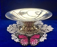 ????HANDWROUGHT????Arts & Crafts GEORG JENSEN Silver Bon-Bon DISH/BOWL #42B. 1945????