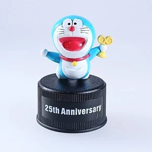 Doraemon Movie 25th Anniversary Bottle Cap Figure Seven-Eleven Limited Japan F/S - Picture 1 of 6