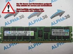 Samsung 8 GB RDIMM ECC REG DDR3-1333 SuperServer 1U 1027TR-TF Server RAM - Foto 1 di 1