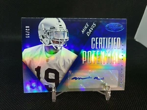 🔥 MIKE DAVIS 2014 CERTIFIED BLUE PRIZM *AUTO* SP RC /99 🌠 RAIDERS @!  - Bild 1 von 2