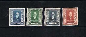 Islandia 1952 juego 281/84 S.Bjornsson ya correo postal - Imagen 1 de 2