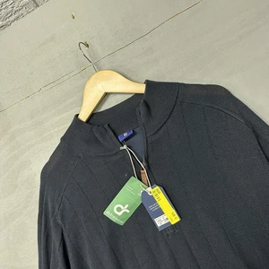 NWT FOOTJOY 4Way Stretch Drirelease Wool ½ Zip Ultra Soft Golf Sweater $145 - Picture 1 of 3