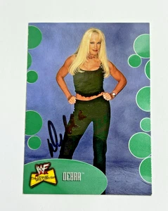 2001 Fleer WWF The Ultimate Diva Collection #9 Debra Signed On Card Autograph - Picture 1 of 8