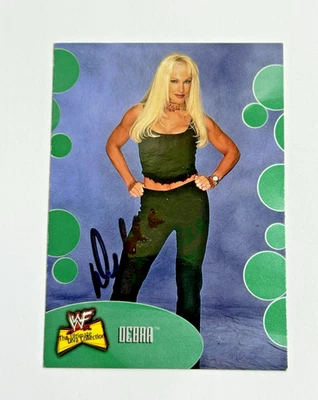 2001 Fleer WWF The Ultimate Diva Collection #9 Debra Signed On Card Autograph - Image 1 of 4