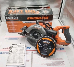 Ridgid R8658B 18 V 7-1/4" bürstenlos hinterer Griff Kreissäge - (T3-C8) - Bild 1 von 19