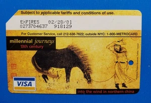 Collectible NYC MetroCard – Millennial Journeys 13th Century – Free Shipping - Picture 1 of 2