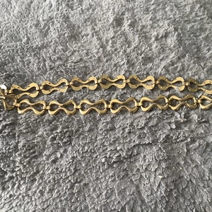 Fabulous Vintage 70’s 80’s Gold Metal Chain Link Belt. 28” Long Retro Kitsch - Bild 1 von 8