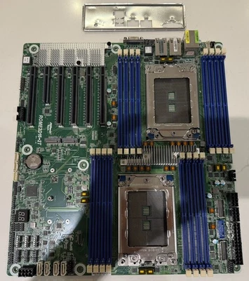 ASRock Rack ROME2D16-2T Server Mainboard Dual Sockel AMD SP3 EPYC Dual 10G - Bild 1 von 3