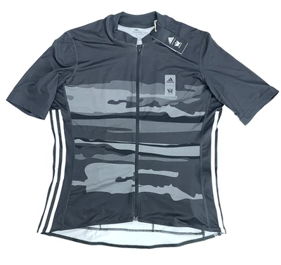 New Adidas Women’s The Jersey TM Cycling Carbon/White HF9025 Size XL - Image 1 of 4