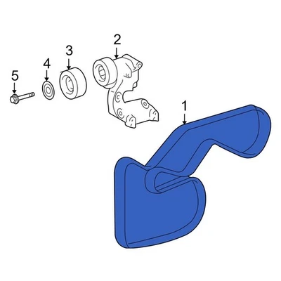 For Toyota RAV4 2006-2012 Toyota 99367K1550 Serpentine Belt Foto 1 de 4