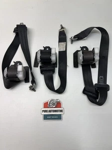 2007-2008 Infiniti G35 Sedan Rear Seat Belt Retractor Set of 3 Black OEM - Picture 1 of 24
