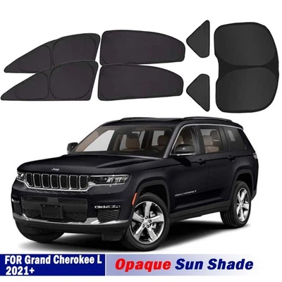 Blockout Sunshade Privacy SunShade For Jeep Grand Cherokee L 2021+ Sleep Camping - image 1 of 4