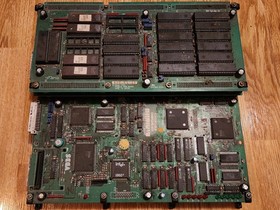 Daytona USA Sega Model 2 Arcade CPU Video ROM PCB Lot - PARTS / REPAIR